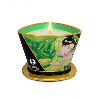 Shunga - Massagekerze (Grner Tee)