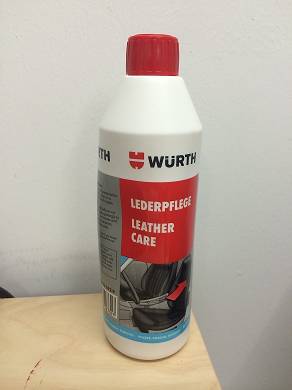 Würth Lederpflege Lederbalsam Leder Pflege leather car Autositz sattel