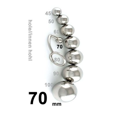 Kinkyhole innen hohle Stahlkugel -70mm -