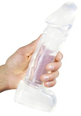 25 x 6,5 cm ANALE GRANDE Dildo GLORIOSO clear