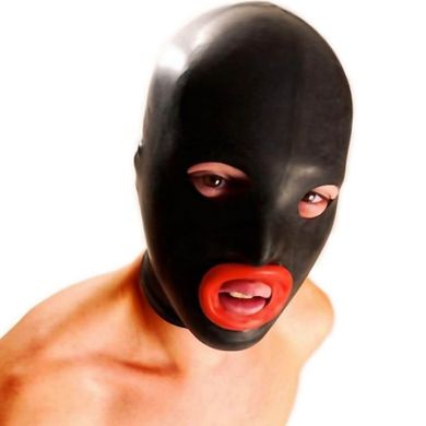 Rubber Hood Red Lips