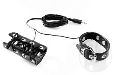 Elektro Penismanschette m. Cockband