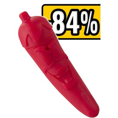 - 12,5 x 3,3 cm Vibrator Shots Toys Red Hot Pepper
