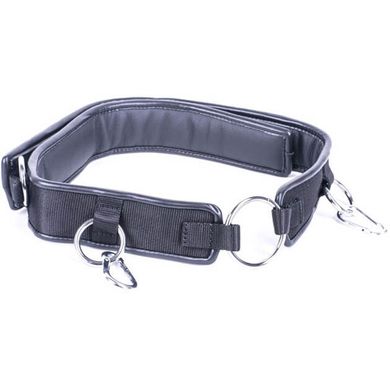 HardcoreDeLuxe Wrist to Waist Belt with two Carabiners black