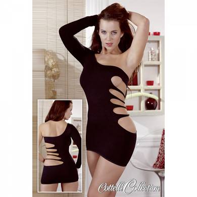 Cottelli Collection - Kleid - One Size - in Schwarz