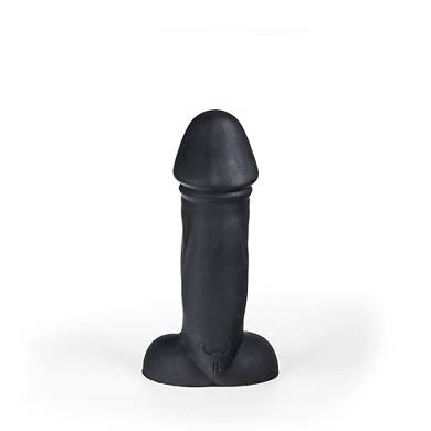 Realistischer Dildo All Black in Schwarz