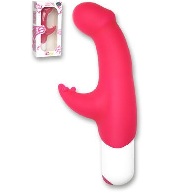 14 x 3 cm Stoys Silikon-Vibrator Ashley wasserdicht 12 Speed red