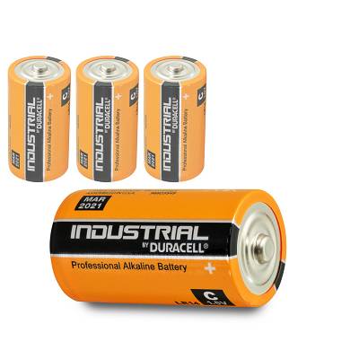 4 x Duracell Baby C Industrial LR14 UM2 MN1400 Batterie 1,5V Alkaline 4 St