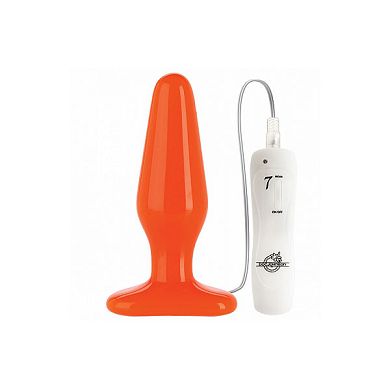 Vibro Analplug orange, 15 x 4 cm