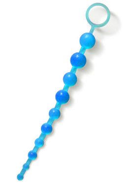 Oriental Jelly Butt Beads blau