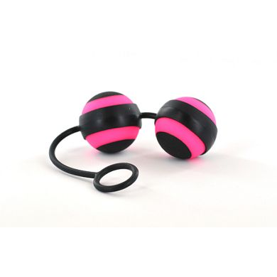Fancy Sassy Balls pink-schwarz, 18 cm, D: 35 mm