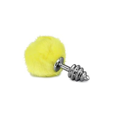  Buttplug Analplug mit aufregendem gelben Fell Yellow Tail