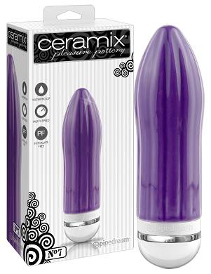 Mini-Vibrator Lila Keramik-Dildo Ceramix No 7