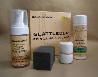 COLOURLOCK Glattleder Pflegeset "stark"
