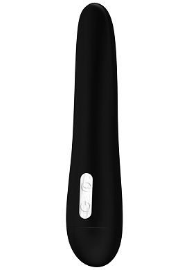 17 x 2,5 - 3,5 cm Luxus Vibrator BOOM Hada - black