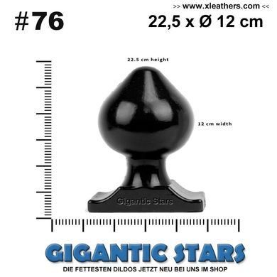 GIGANTIC STARS XXL DILDO PLUG No 76 - 22,5  12 cm