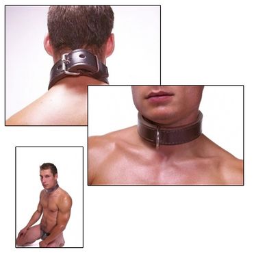LEATHERS HALSBAND PUR Schwarz