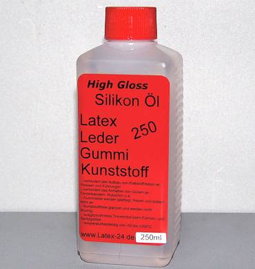 Silikonl Viskositt 250 Leder Kunststoff Latex Anziehhilfe Latexpflege 250ml