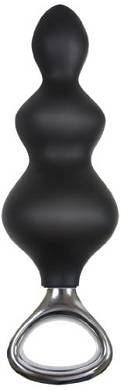 NS Novelties Jolie Platinum Plug - Large Black. 1er Pack