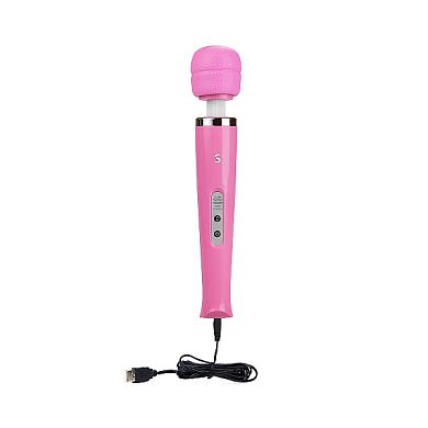 Aufladbarer Massagestab Speedy pink, 39 cm