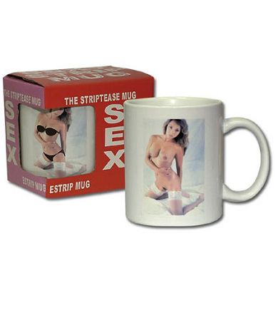 Strip-Tasse Frau