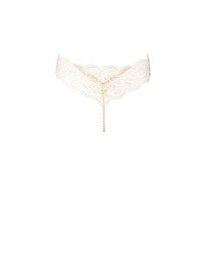 CLASSIC Perlenstring mit 1 Kette creme