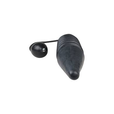 Aufblasbarer Analplug mit Wellenrelief