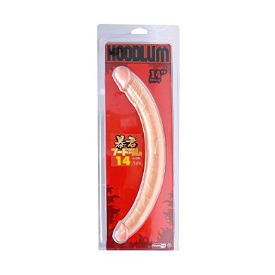 NMC Realistic Double Dong 14 inch - realistischer Doppel Dildo in Penis Form - flesh/hautf