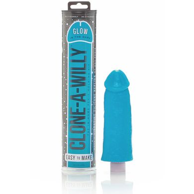 CLONE-A-WILLY Kit Glow-In-The-Dark blue