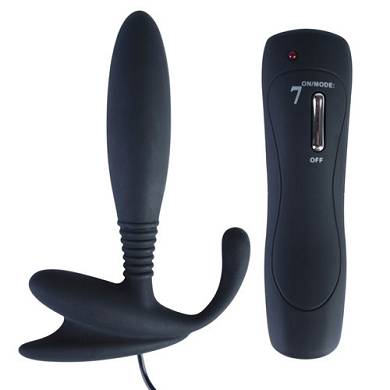 Analvibrator in Schwarz mit sieben Geschwindigkeitsstufen