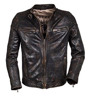 Trapper Herren Lederjacke Lent