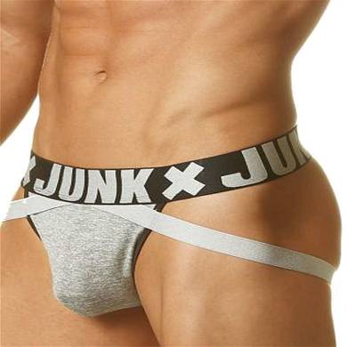 Junk Smoke Jock Underwear Black/Grey