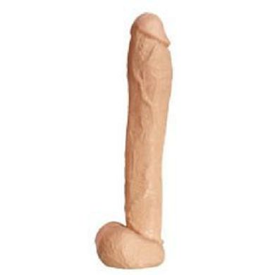 Naturals 12 inch Natural Dong with Balls