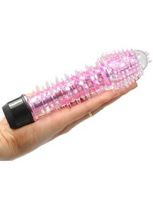 Transparenter Vibrator mit Lustnoppen
