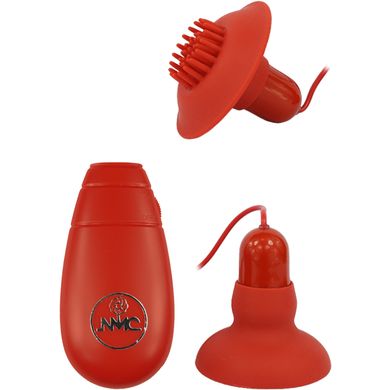 Double Double Silicone Nipple and Clit Teasers red