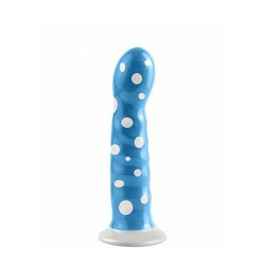 Pipedream Ceramix No. 4 - Keramik Dildo Butt Plug - blau / weiß - ca. 17.8 cm lang -