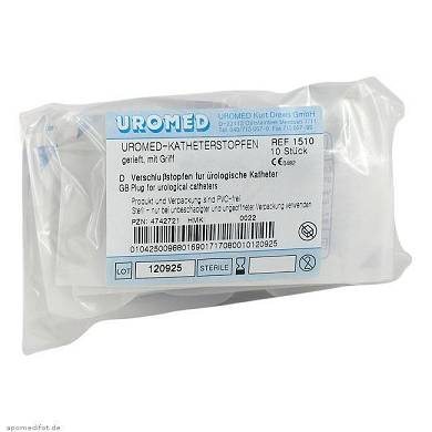 UROMED Katheterstopfen 1510 10 St PZN: 04742721