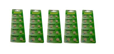 50 X AG10 LR54 LR1130 SR1130W 389 G10 BATTERIEN ZELLE UK