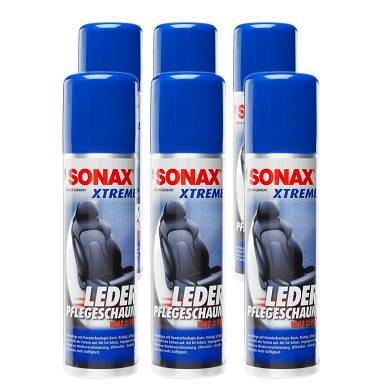 6x 250ml SONAX XTREME LEDERPFLEGESCHAUM NANOPRO LEDERPFLEGE LEDER PFLEGE SCHAUM