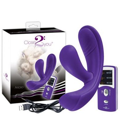 Close2you Arioso viola - Vibrator mit 3 Motoren per FB anwhlbar