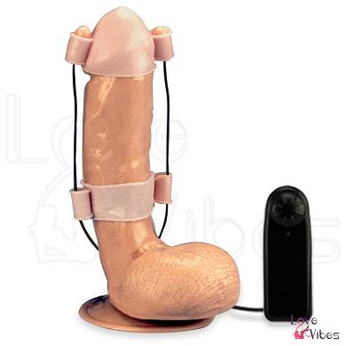 Penis- und Eichelstimulator mit Vibrationsfunktion