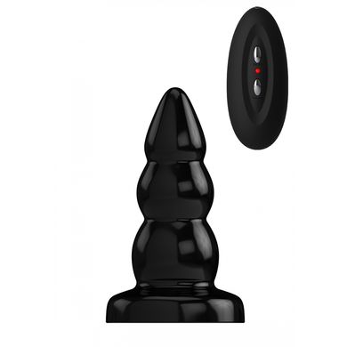 13 x 4,4 cm Buttplug Bottomline Tree black vibrating