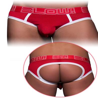 Andrew Christian - BLOW! Mesh Locker Room Jock - Rot