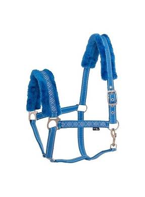 Halfter Ibiza Fair Play blau/silber Pony - Warmblut NEU