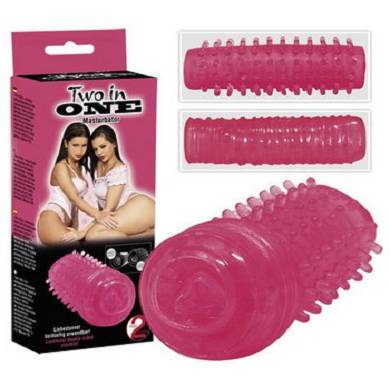 Two in One Pink Masturbator