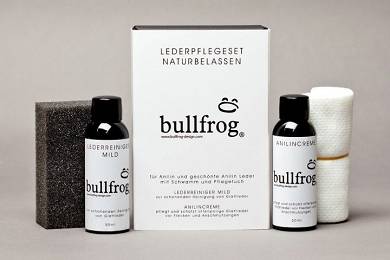 bullfrog Lederpflegeset naturbelassen
