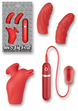 Vibro Set - Juicy Big Head red