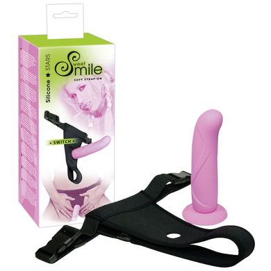 Sweet Smile Strap-On Silikon Pink