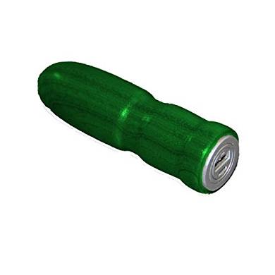 M&M Wood Production Holzpowerbank Thor Meranti im Dildodesign. grün. 1 Stück