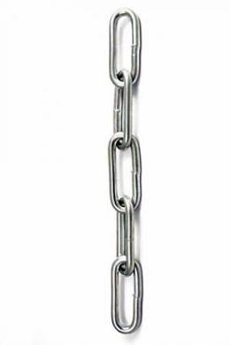 SM Möbel / Bondage Zubehör - Stahlkette verschweißt und galvanisch verzink